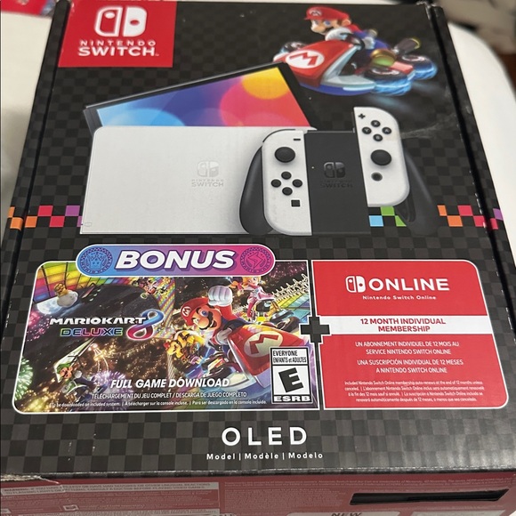 Nintendo Switch Bundle with Black and White Accessories - Picture 4 of 4